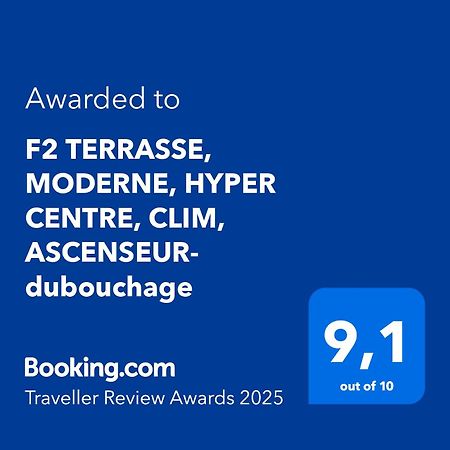 F2 Terrasse, Moderne, Hyper Centre, Clim, Ascenseur- Dubouchage Apartment Nice Luaran gambar