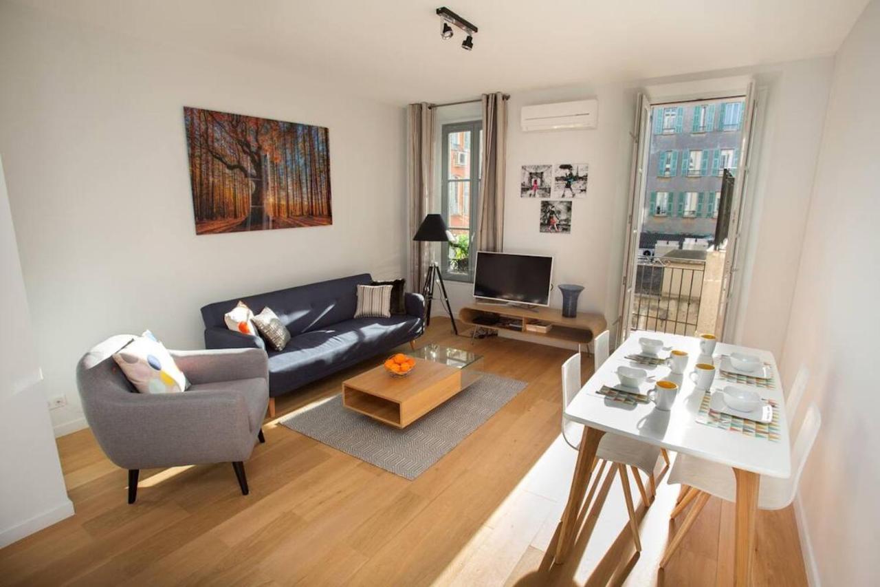 F2 Terrasse, Moderne, Hyper Centre, Clim, Ascenseur- Dubouchage Apartment Nice Luaran gambar