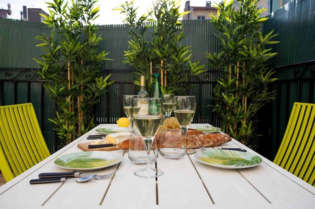 F2 Terrasse, Moderne, Hyper Centre, Clim, Ascenseur- Dubouchage Apartment Nice Luaran gambar