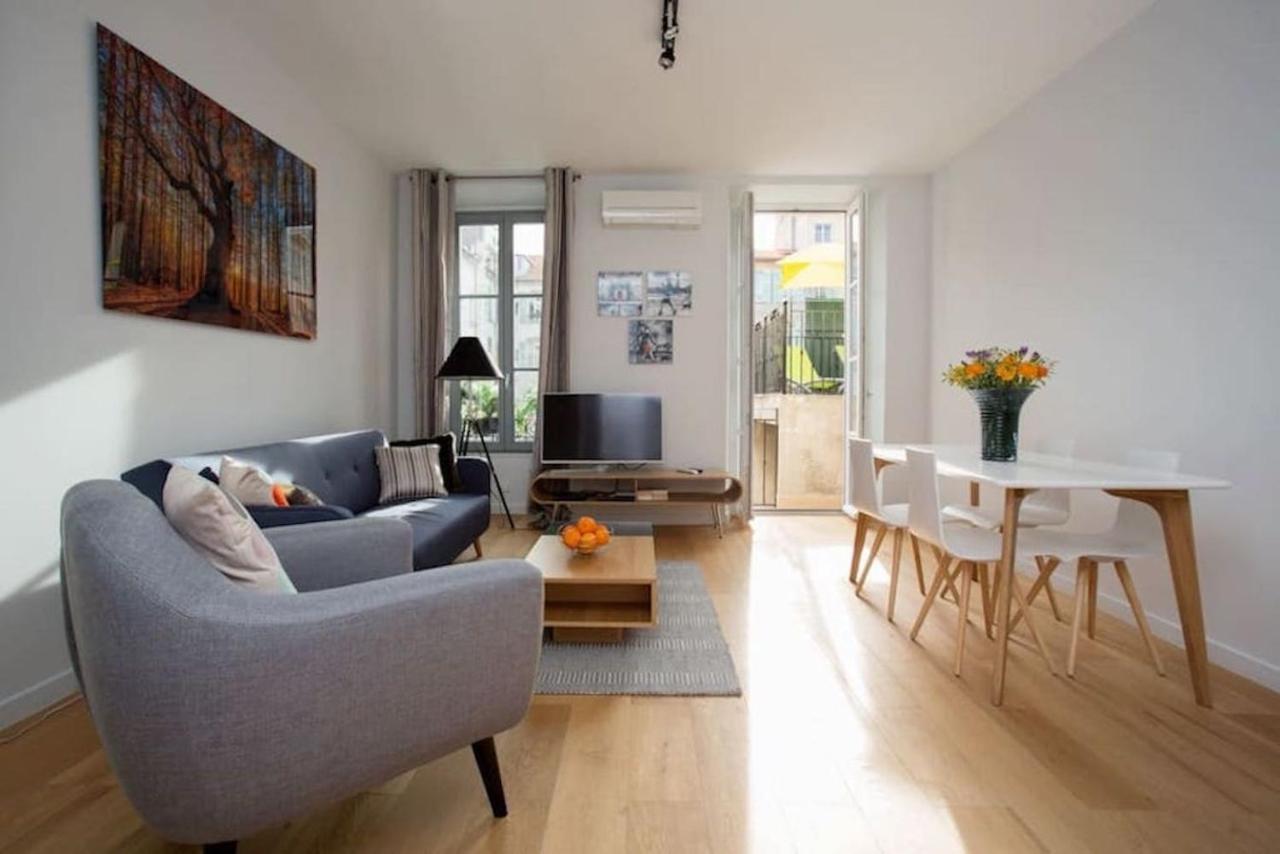 F2 Terrasse, Moderne, Hyper Centre, Clim, Ascenseur- Dubouchage Apartment Nice Luaran gambar